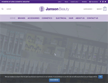 Tablet Screenshot of jansonwholesale.com